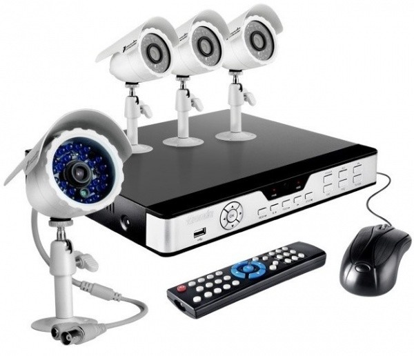 Kamerový set ZMODO DVR Kit-8CH Recorder+4xCCD IR Camera - větší ...