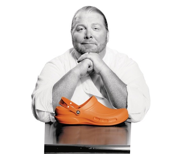 Pracovní boty (pantofle) Crocs Work Bistro Batali Edition — aktuálně  vyprodáno - Orange, 42-43 